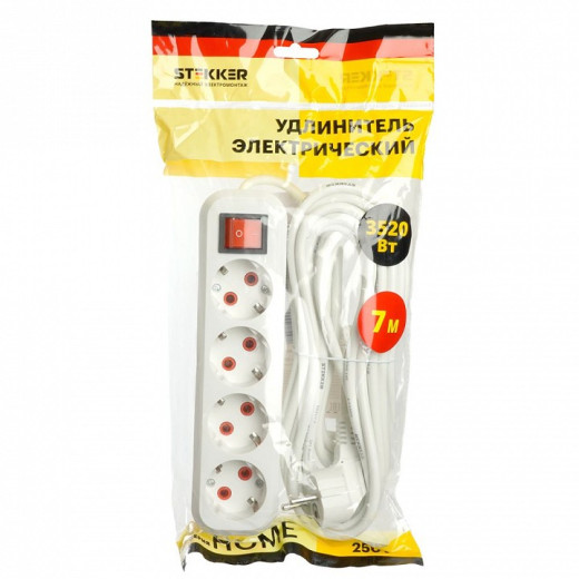 Удлинитель с выключателем Stekker Home 49361