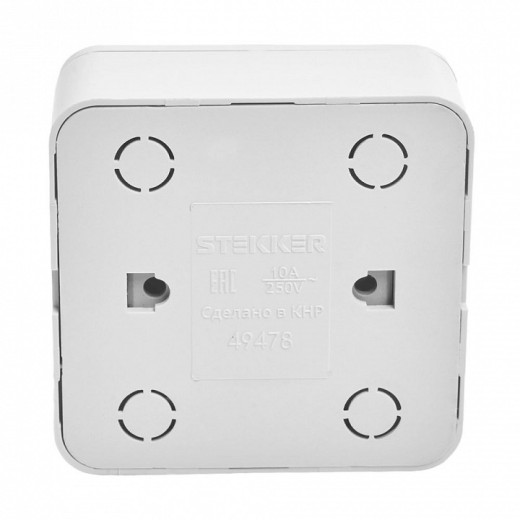 Выключатель одноклавишный Stekker София 49386