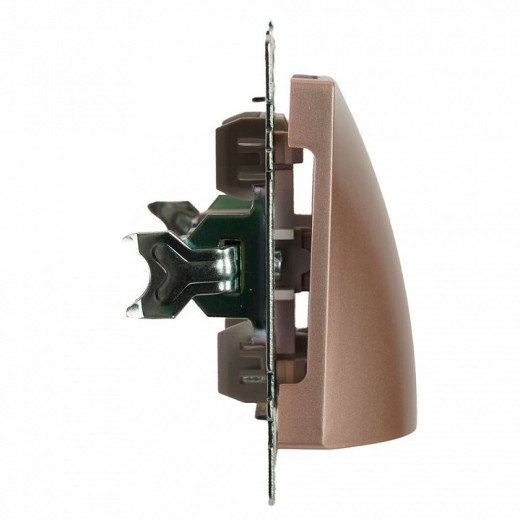 Розетка для вывод кабеля без рамки Stekker Катрин 49467