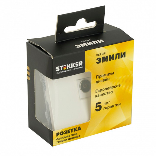 ТВ-розетка без рамки Stekker RST00-5108-01 49875