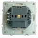 Розетка без заземления и со шторкой, без рамки Stekker RST16-5110-01 49880