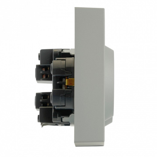 Розетка двойная с заземлением, без рамки Stekker Эмили 49960