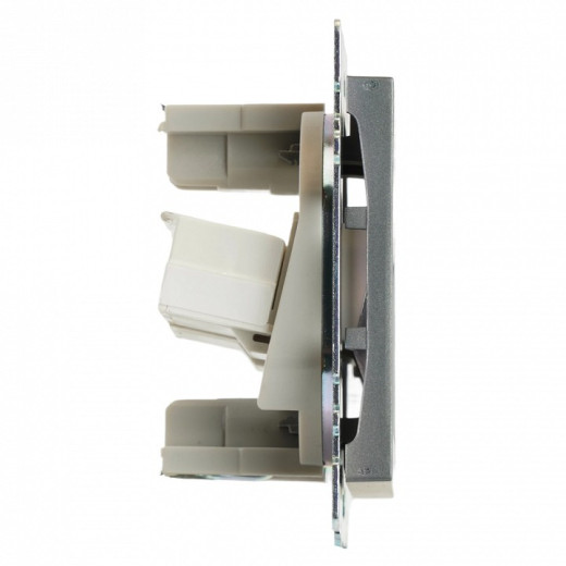 Розетка двойная Ethernet RJ-45 без рамки Stekker Катрин 50008