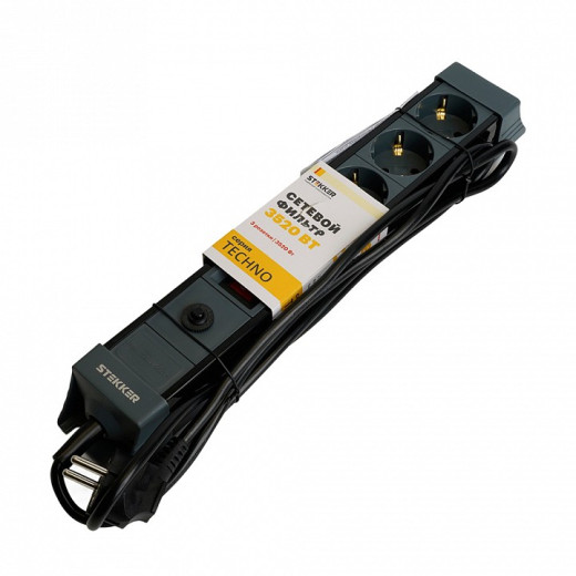 Сетевой фильтр Stekker Techno 50155