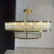 Люстра на штанге Imperiumloft RH Marais Round Chandelier D80 40,2668