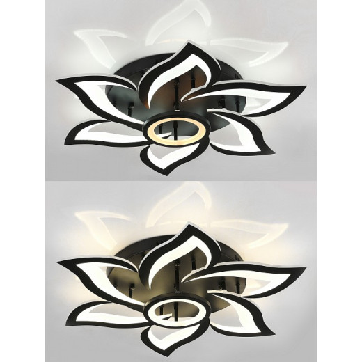 Потолочная люстра Natali Kovaltseva OLIMP HIGH-TECH LED LAMPS 82020 BLACK