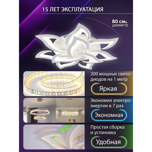 Потолочная люстра Natali Kovaltseva OLIMP LED SMART 84005