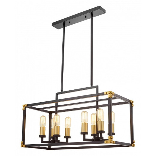 Подвесной светильник LUMINA DECO Waldorf LDP 1140-8 BK+MD