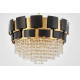 Подвесная люстра LUMINA DECO MOLINA LDP 7045-600 BK+GD
