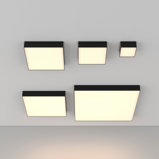 Накладной светильник Maytoni Zon C032CL-24W3K-SQ-B