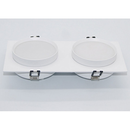 Встраиваемый светильник Maytoni Hoop DL086-02-GX53-SQ-W