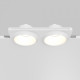 Встраиваемый светильник Maytoni Gyps Modern DL124-GU10-02-TRS-W