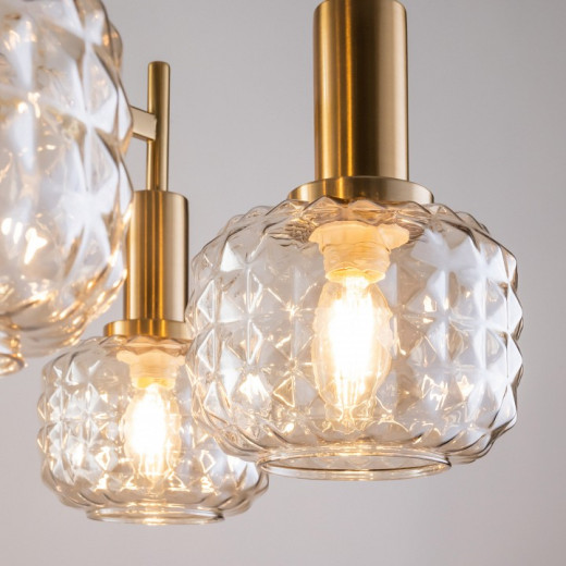 Люстра на штанге Freya Fero FR5366CL-07BS