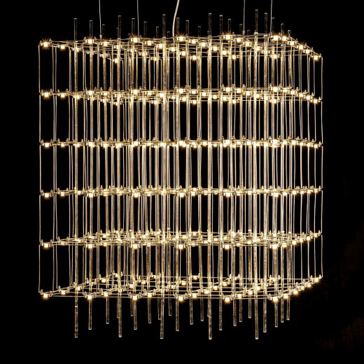 Подвесная люстра O-LUCE Cosmic Glass ячейка 15*15 см 1094011-6