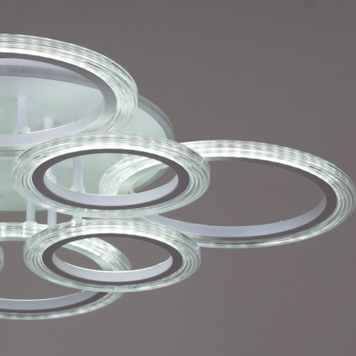 Потолочная люстра 09812 09812-3.3-4+4A WH (RGB)