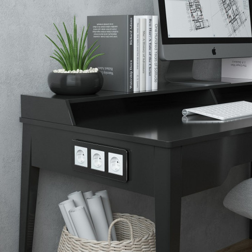 Розетка с заземлением, без рамки Werkel белый матовый W1171061