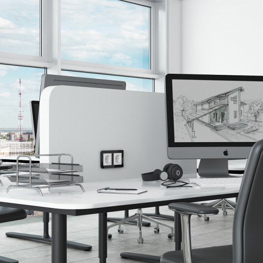 Розетка с заземлением и со шторками, без рамки Werkel белый матовый W1171161