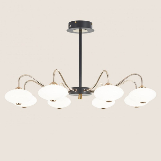 Люстра на штанге Arte Milano Neapolis-73908 273908/8 BK/GD