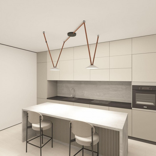 Накладной светильник Denkirs BELTY FLOW DK5565-WH+BK