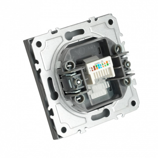 Розетка Ethernet RJ-45 без рамки Stekker Эмили 49951