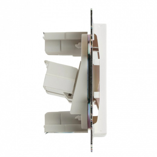 Розетка двойная Ethernet RJ-45 без рамки Stekker Катрин 50003