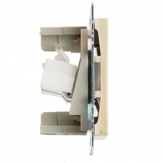 Розетка двойная Ethernet RJ-45 без рамки Stekker Катрин 50009