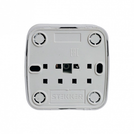 Розетка без заземления Stekker Basic 50074