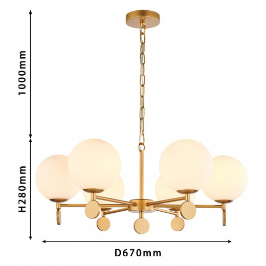 Подвесная люстра Favourite Absolute 2928-6P