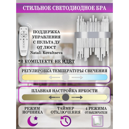 Накладной светильник Natali Kovaltseva LED LAMPS 81119 LED LAMPS 81119/1W