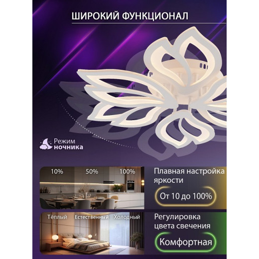 Потолочная люстра Natali Kovaltseva FORTUNA LED LAMPS 81107/6C