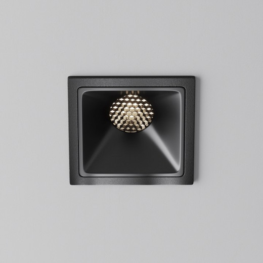 Встраиваемый светильник Maytoni Alfa LED DL043-01-10W4K-SQ-B-1