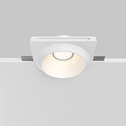 Встраиваемый светильник Maytoni Gyps Modern DL124-GU10-01-TRS-W