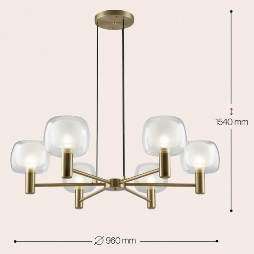 Подвесная люстра Maytoni Vision MOD411PL-06G