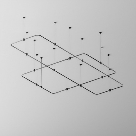 Соединитель угловой L-образный для треков накладных Maytoni Accessories for tracks Flarity TRX154-RC80-B