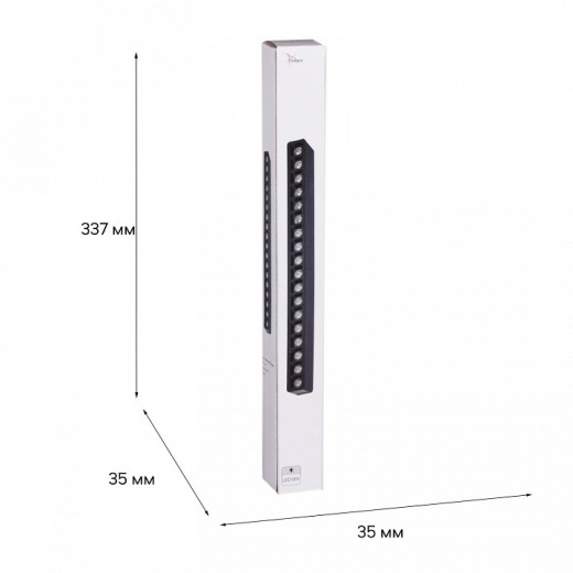 Накладной светильник 13004-9.3-001UR magnetic LED18W BK