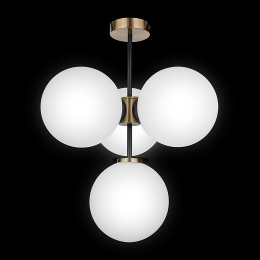 Люстра на штанге 33 идеи S32WH CHN800S.04.17ABL.ASB-S32WH