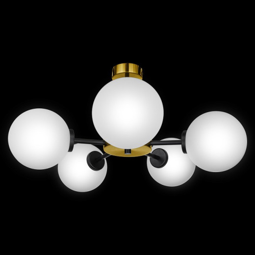 Люстра на штанге 33 идеи S01WH CHN800S.05.17BL.PA-S01WH
