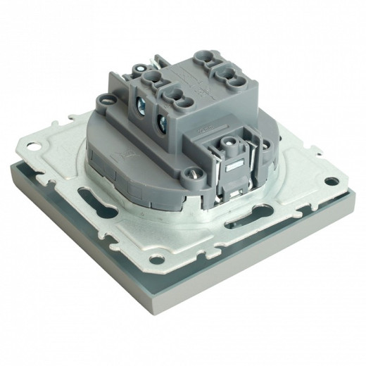 Выключатель одноклавишный без рамки Stekker Эмили 49949