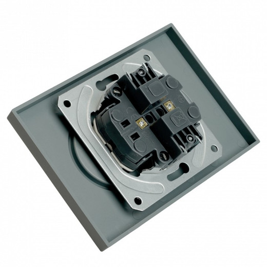 Розетка двойная без заземления, без рамки Stekker Эмили 49955