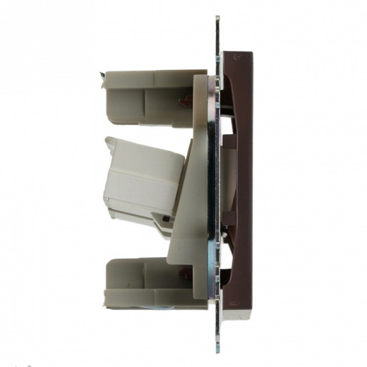 Розетка двойная Ethernet RJ-45 без рамки Stekker Катрин 50006