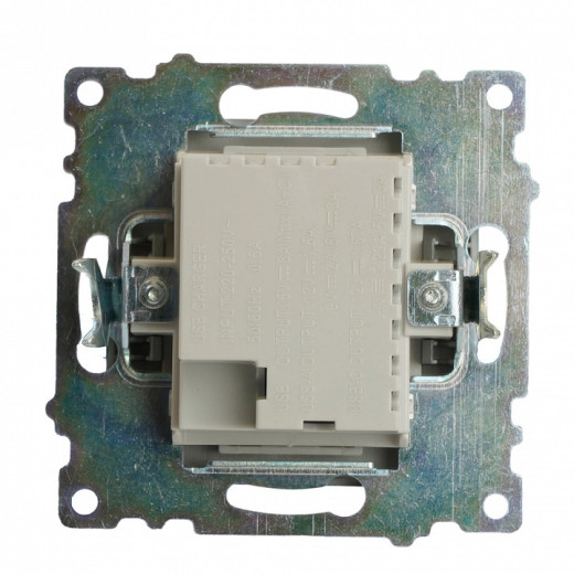 Розетка 2хUSB type A и C без рамки Stekker Катрин 50052