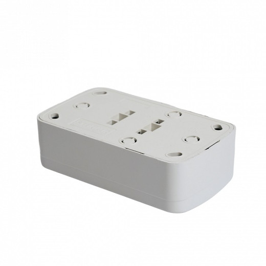 Розетка двойная без заземления Stekker Basic 50075