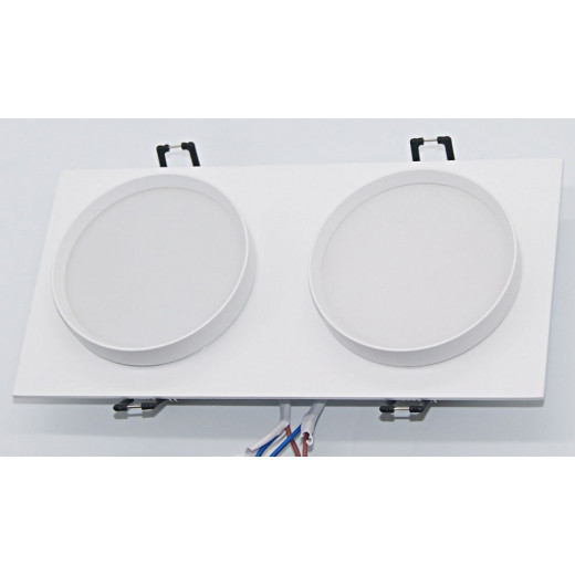 Встраиваемый светильник Maytoni Hoop DL086-02-GX53-SQ-W