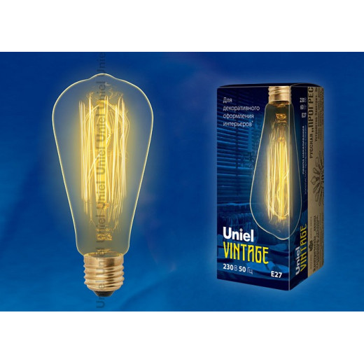 Лампа накаливания Uniel IL-V E27 60Вт K UL-00000482