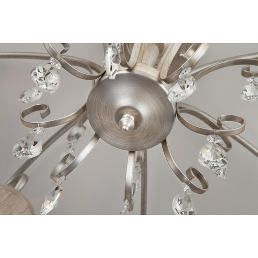Потолочная люстра Eurosvet Liona 60065/8 серебро