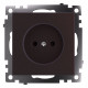 Розетка с заземлением и со шторками Stekker Катрин 49025