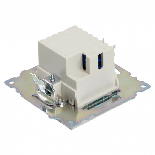 Розетка 2хUSB type A и C без рамки Stekker Катрин 50051