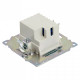 Розетка 2хUSB type A и C без рамки Stekker Катрин 50051