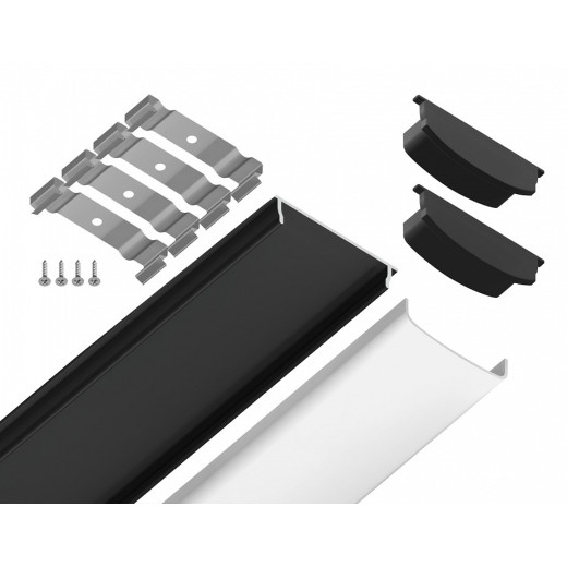 Профиль накладной гибкий Ambrella Light GP GP1600BK