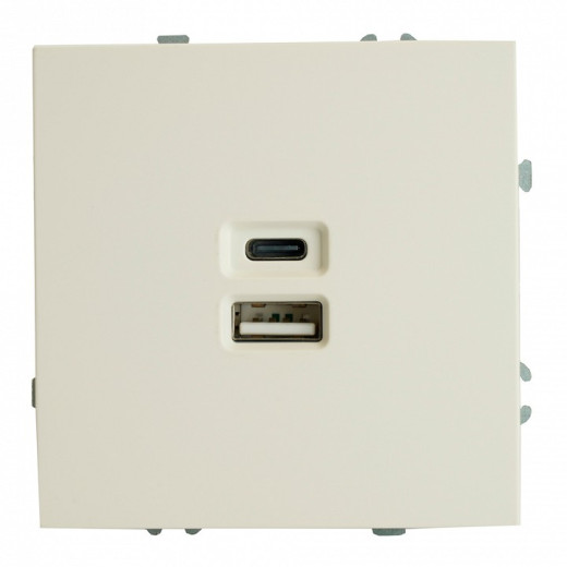 Розетка USB и type C без рамки Stekker RST10-5115-01 49879